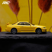 MINIGT 1:64 日产 Skyline GT-R (R34) V-Spec 闪电黄