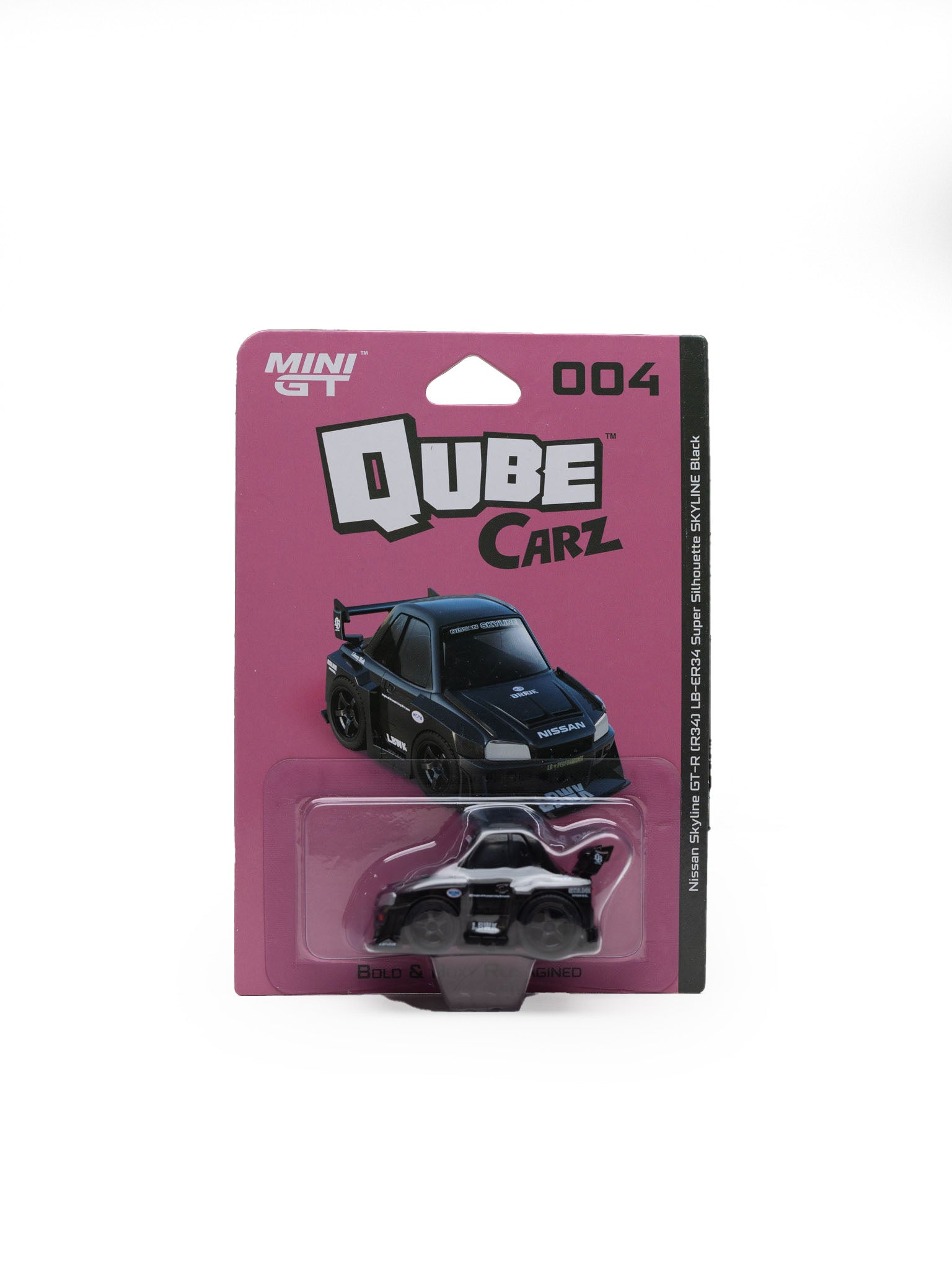 QubeCarz 1/64 - 004 Nissan GT-R r34 LB-ER34