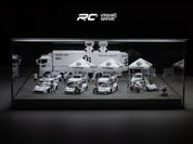 Full Set Liberty Walk 1/64 White livery setup