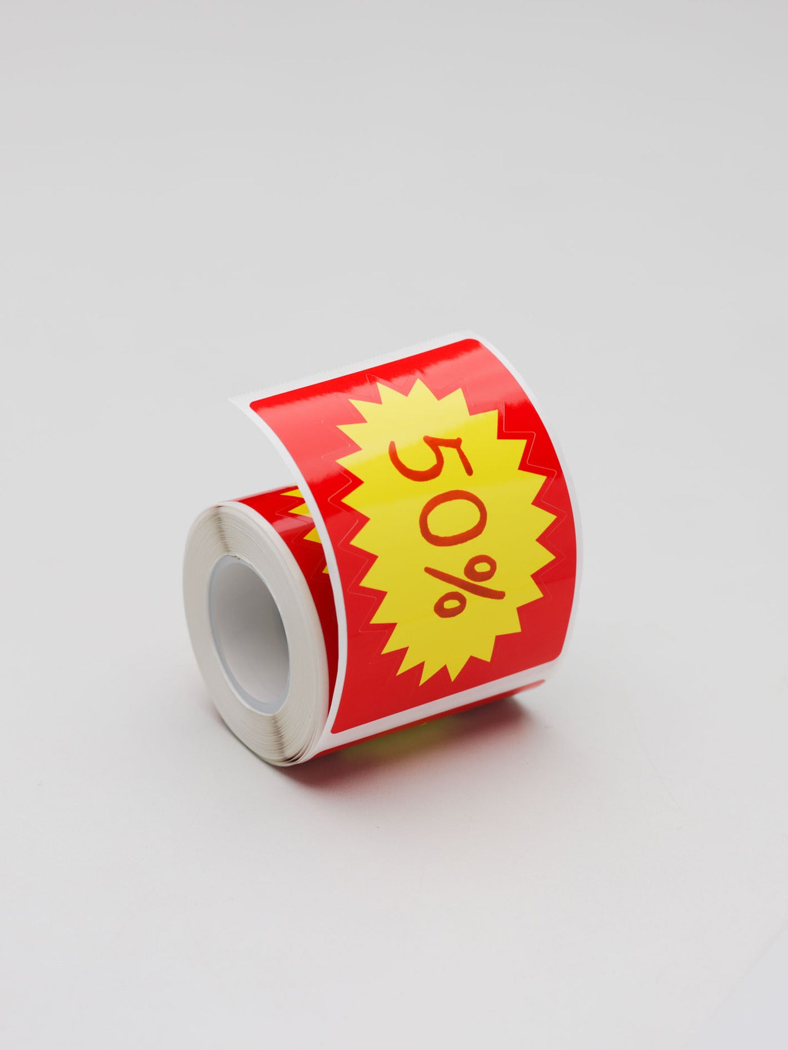 T50*70-105 Red and black text-explosion sticker
