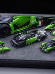 Set 1/18 ,1/43, 1/64 LCD PAGANI HUAYRA R GREEN