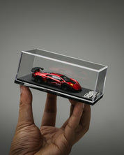 TimeMicro × PSC DESIGN - 1/64 Countach “V” 猩红康塔什“V” 合金汽车模型