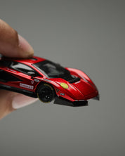 TimeMicro × PSC DESIGN - 1/64 Countach “V” 猩红康塔什“V” 合金汽车模型