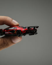 TimeMicro × PSC DESIGN - 1/64 Countach “V” 猩红康塔什“V” 合金汽车模型