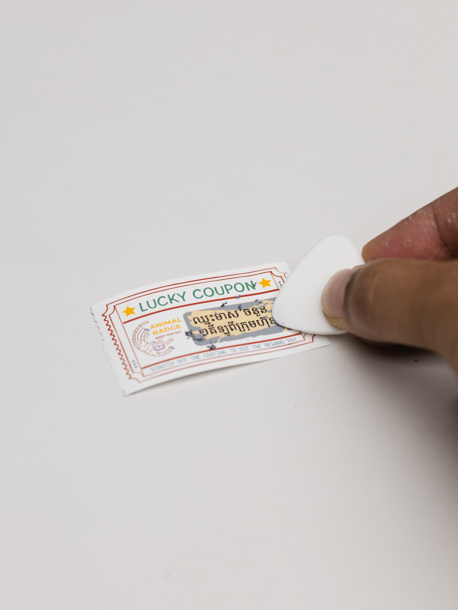 Niimbot TP35*60-115 DIY Scratch off Sticker