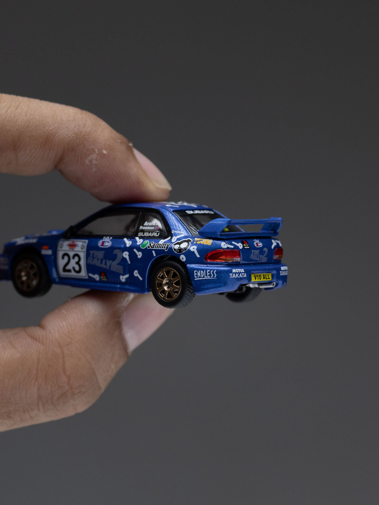Minigt 1/64 Subaru Impreza WRC99 #23 2000 Acropolis Rally - MGT01078-L