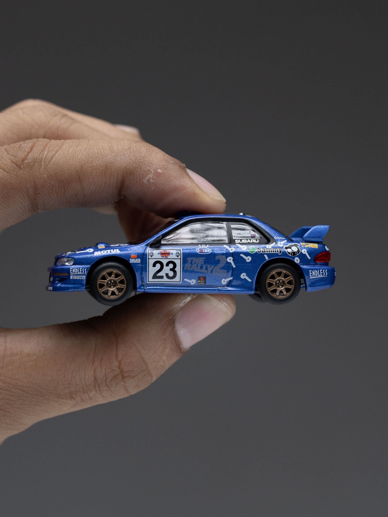 Minigt 1/64 Subaru Impreza WRC99 #23 2000 Acropolis Rally - MGT01078-L