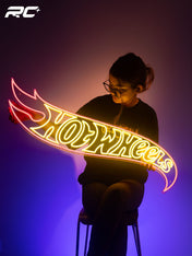 Premium Hotwheels Neon Sign 100cm x 30cm