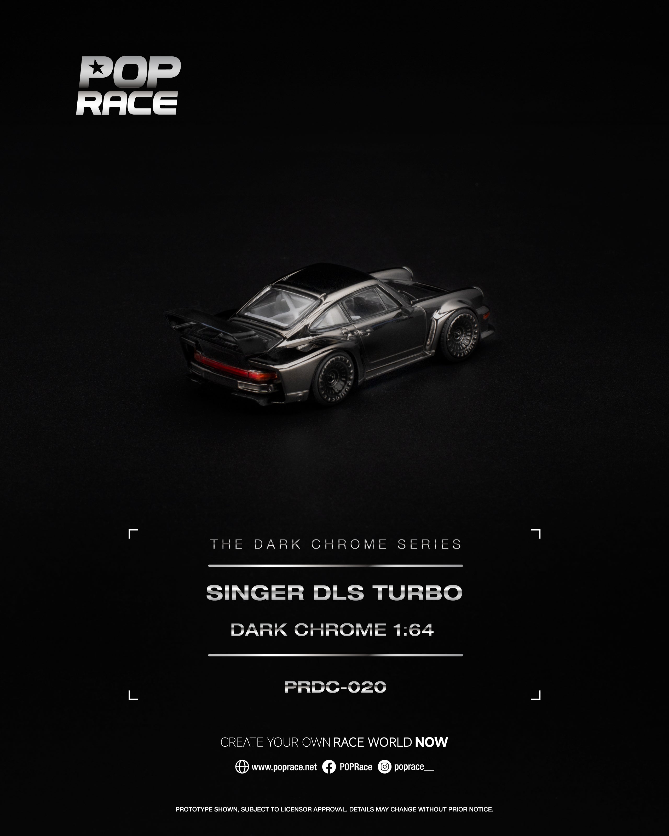 POP RACE 1/64 SINGER DLS TURBO