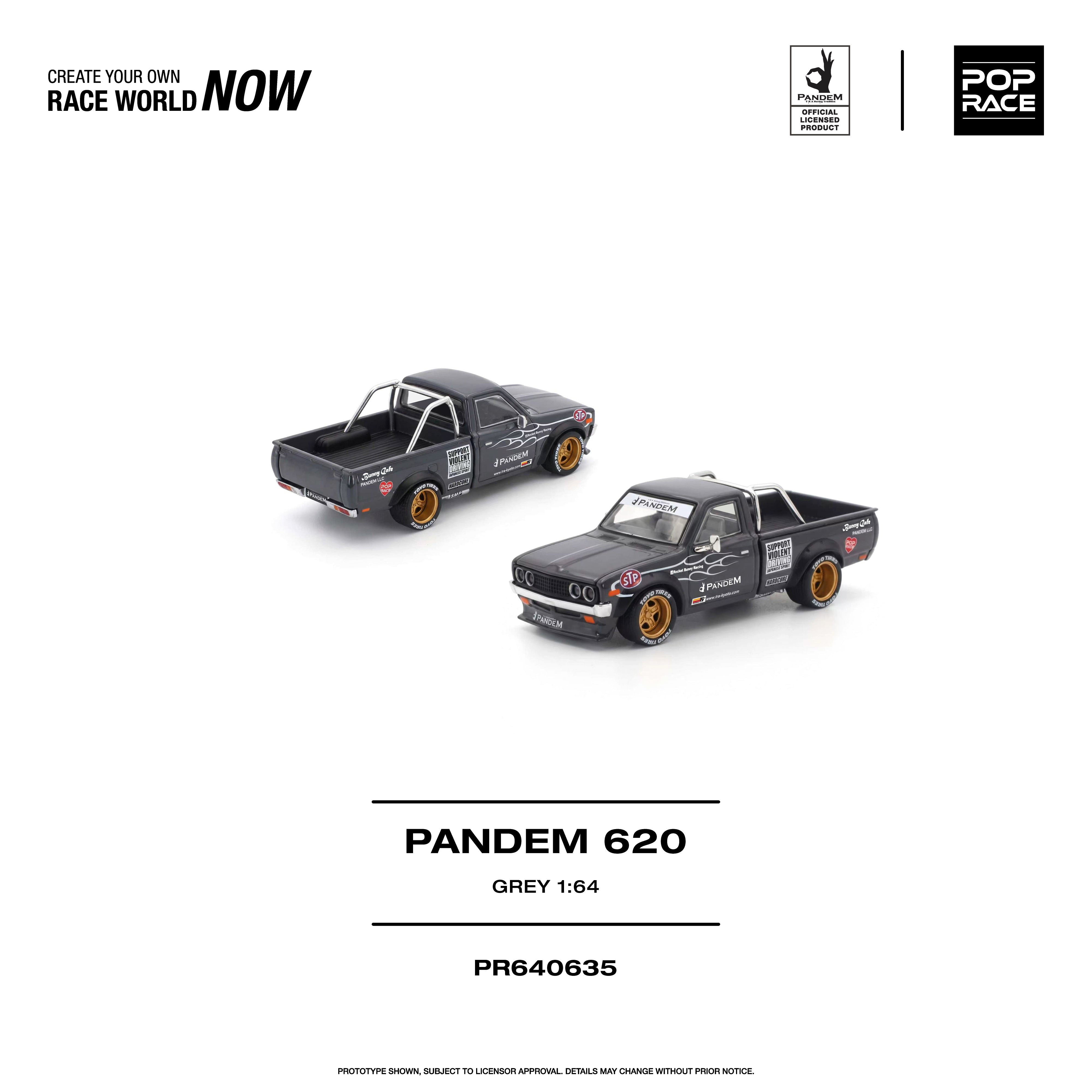 POP RACE 1/64 - PANDEM 620 GREY