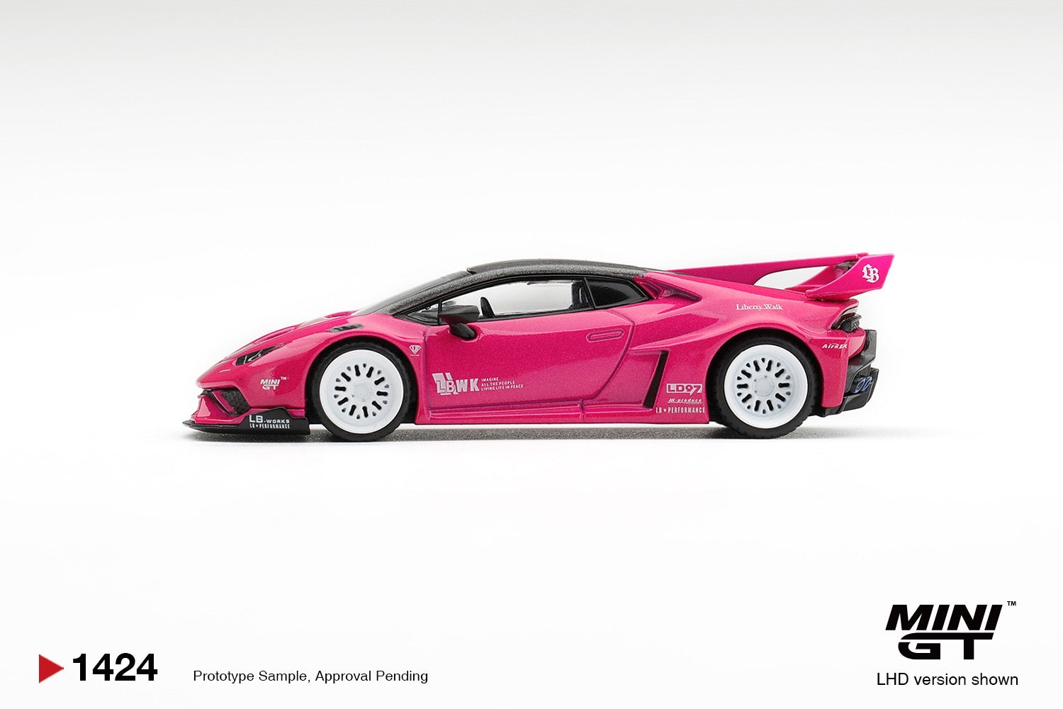 MINIGT 1/64 LB★WORKS Lamborghini Huracán GT Ruby Purple