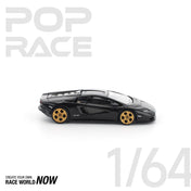 LAMBORGHINI COUNTACH LPI 800-4 DEEP BLACK BY POP RACE - PRE ORDER