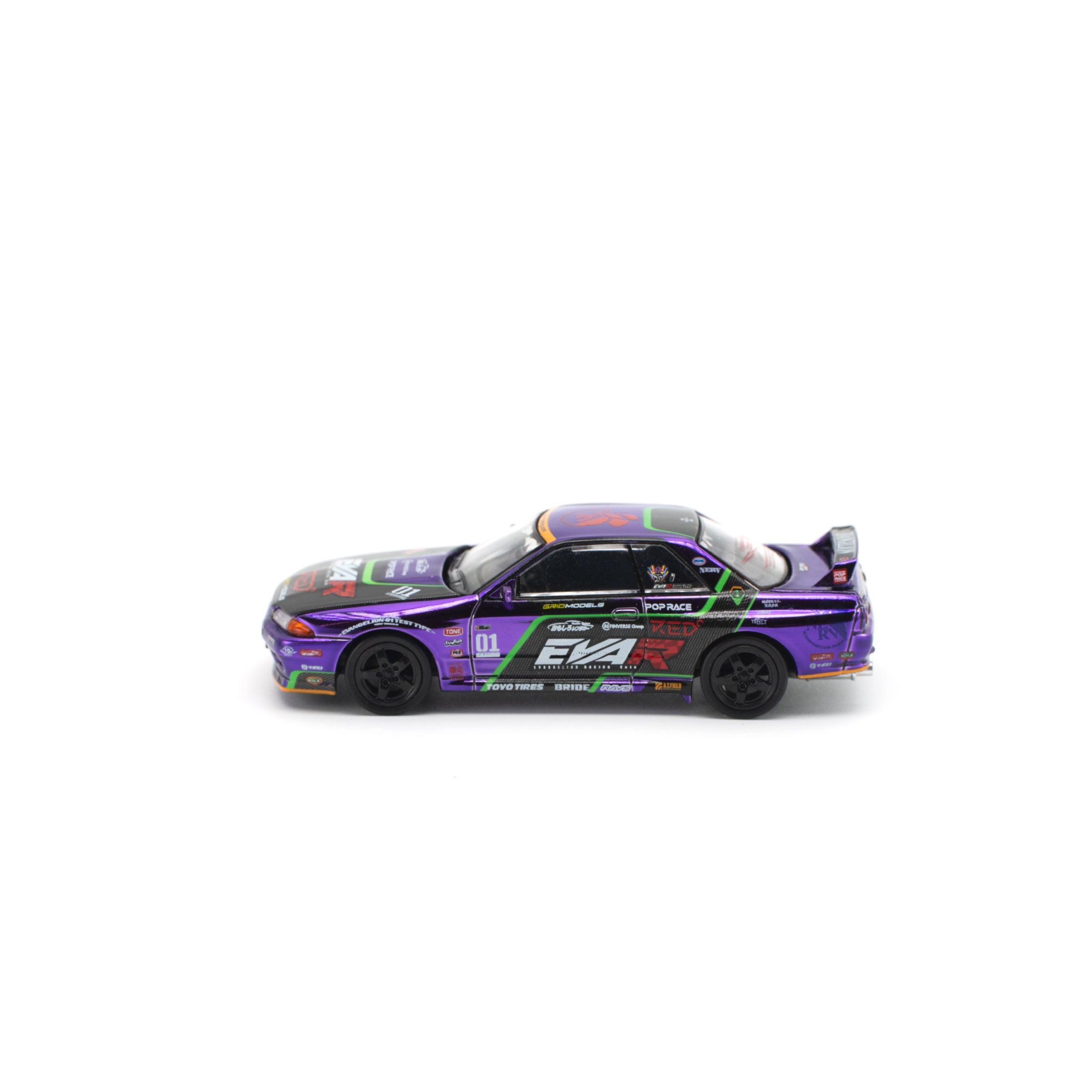 POP RACE 1/64 - EVA RT 初号机 SKYLINE R32