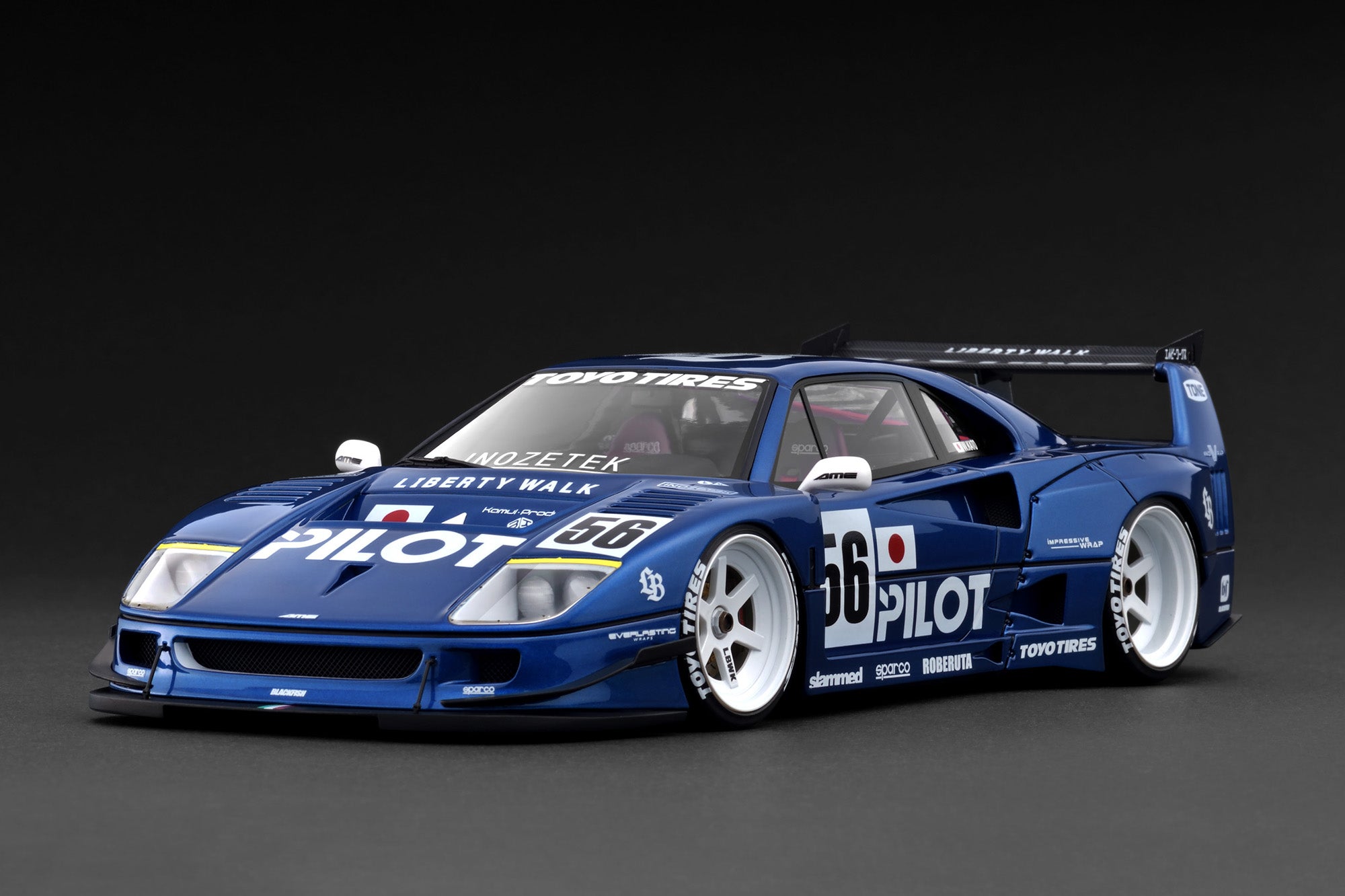 IGNITION MODEL LB-WORKS 40 Blue Metallic IG3753