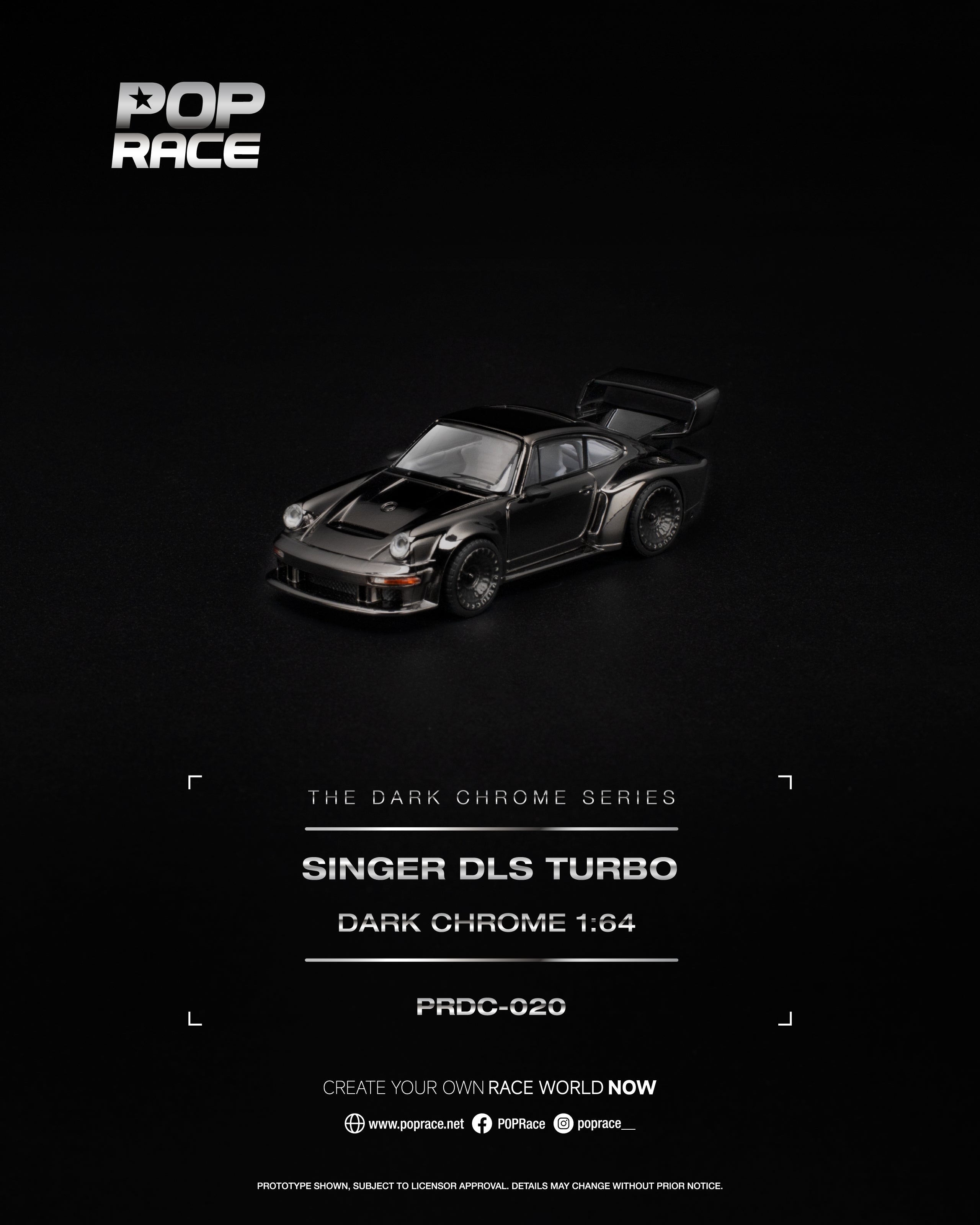 POP RACE 1/64 SINGER DLS TURBO