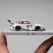 保时捷 993 RWB #41, 白色: 大白鲸 1:64