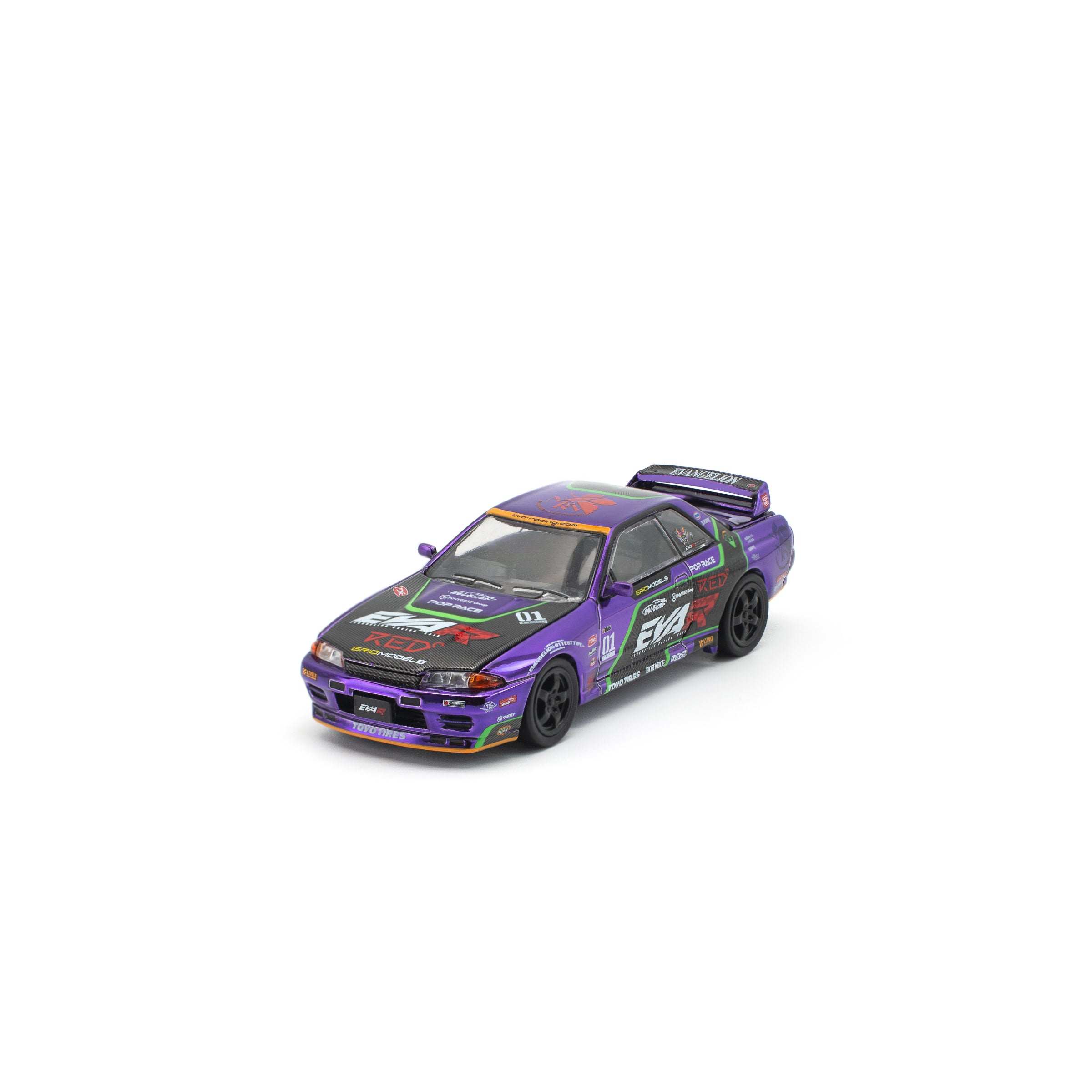 POP RACE 1/64 - EVA RT 初号机 SKYLINE R32