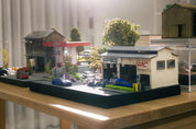 1/64 带灯维修车库