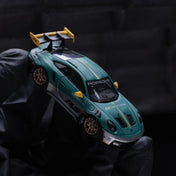 TIME MICRO 1:64 PORSCHE 911 992 GT3 RS GREEN SILVER LIVERY