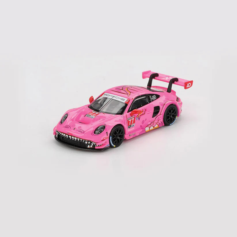 MINIGT 1/64 PORSCHE 911 GT3 R #77 AO RACING 2024 IMSA ROAD AMERICA - MGT01052