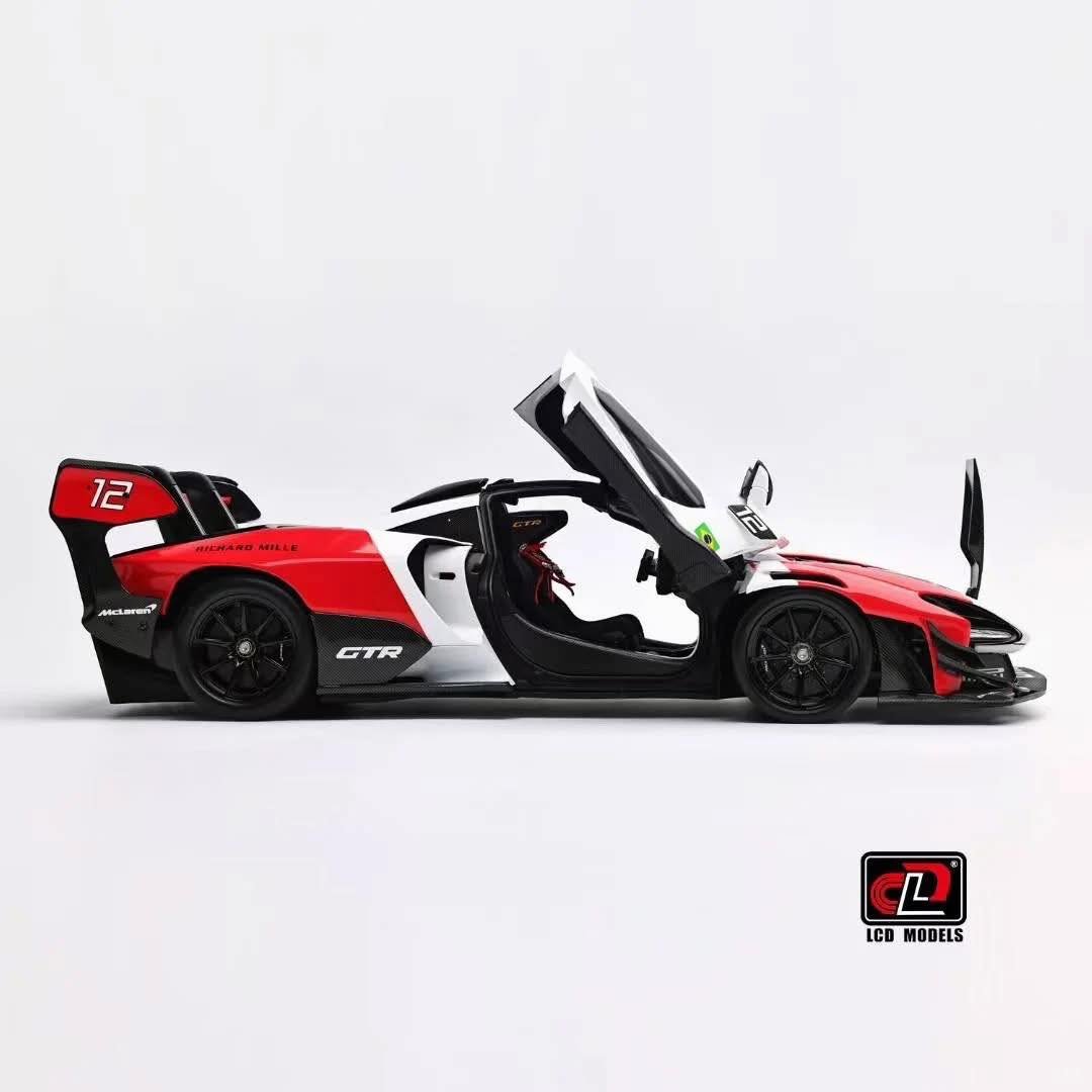 LCD Model 1/18 McLaren Senna GTR Red/White