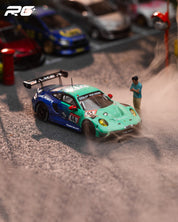 1:64 2023 NÜRBURGRING 24H — #44 FALKEN PORSCHE 911 GT3 R — TARMAC WORKS