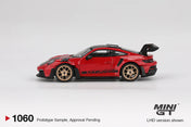 MINI GT 1:64 PORSCHE 911 (992) GT3 RS WEISSACH PACKAGE – GUARDS RED