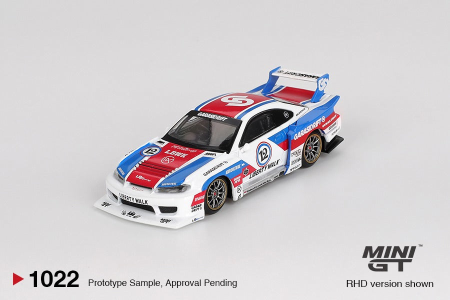 MiniGT 1/64 Nissan LB-Super Silhouette S15 SILVIA GARASIDRIFT x LBWK 2025