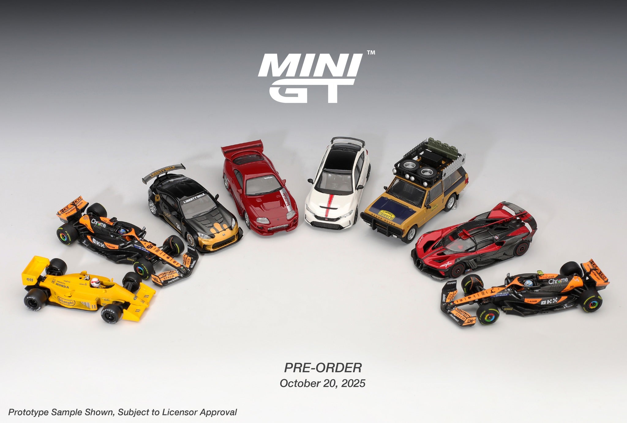 MINIGT - 1/64 Toyota GR86 LB★Nation Black / Gold