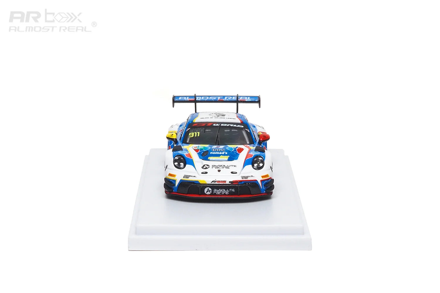 AR Box 1:64 合金模型！保时捷官方授权产品，992 GT3 R 赛道版
