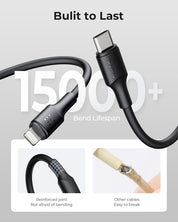 VOLTME EDC USB C 转 Lightning 数据线 30W 3A (1.2米)