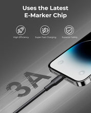 VOLTME EDC USB C 转 Lightning 数据线 30W 3A (1.2米)