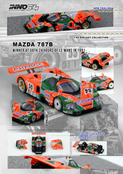 INNO 1/64 马自达 787B 1991年勒芒24小时耐力赛冠军车
