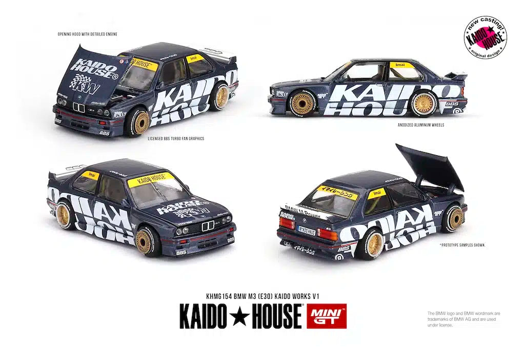 Kaido House + MINIGT BMW M3 (E30) Kaido Works V1