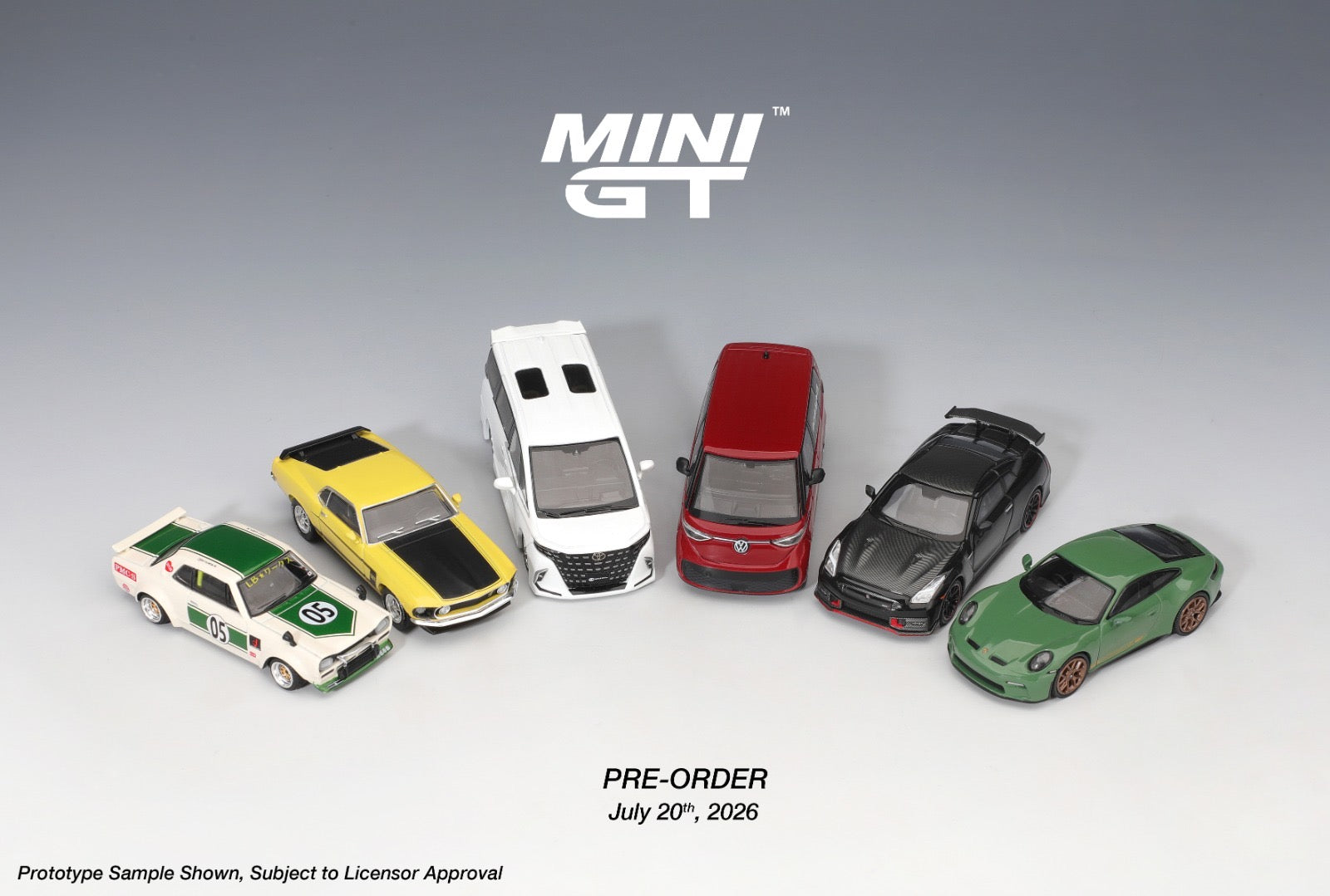 MINIGT 1/64 Ford Mustang Boss 302 1969 Bright Yellow