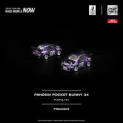 POP RACE 1/64 - PANDEM POCKET BUNNY 34 PURPLE