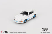 保时捷911 Carrera RS 2.7 大奖赛白车身配蓝色拉花