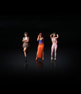 MoreArt1:64 Beautiful and Beautiful Girl Doll Set Simulation Resin Model