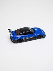 MINIGT 1/64 - 自由步调LB宽体尼桑GT-R 35GT-RR Ver.2 蓝色 - MGT01124