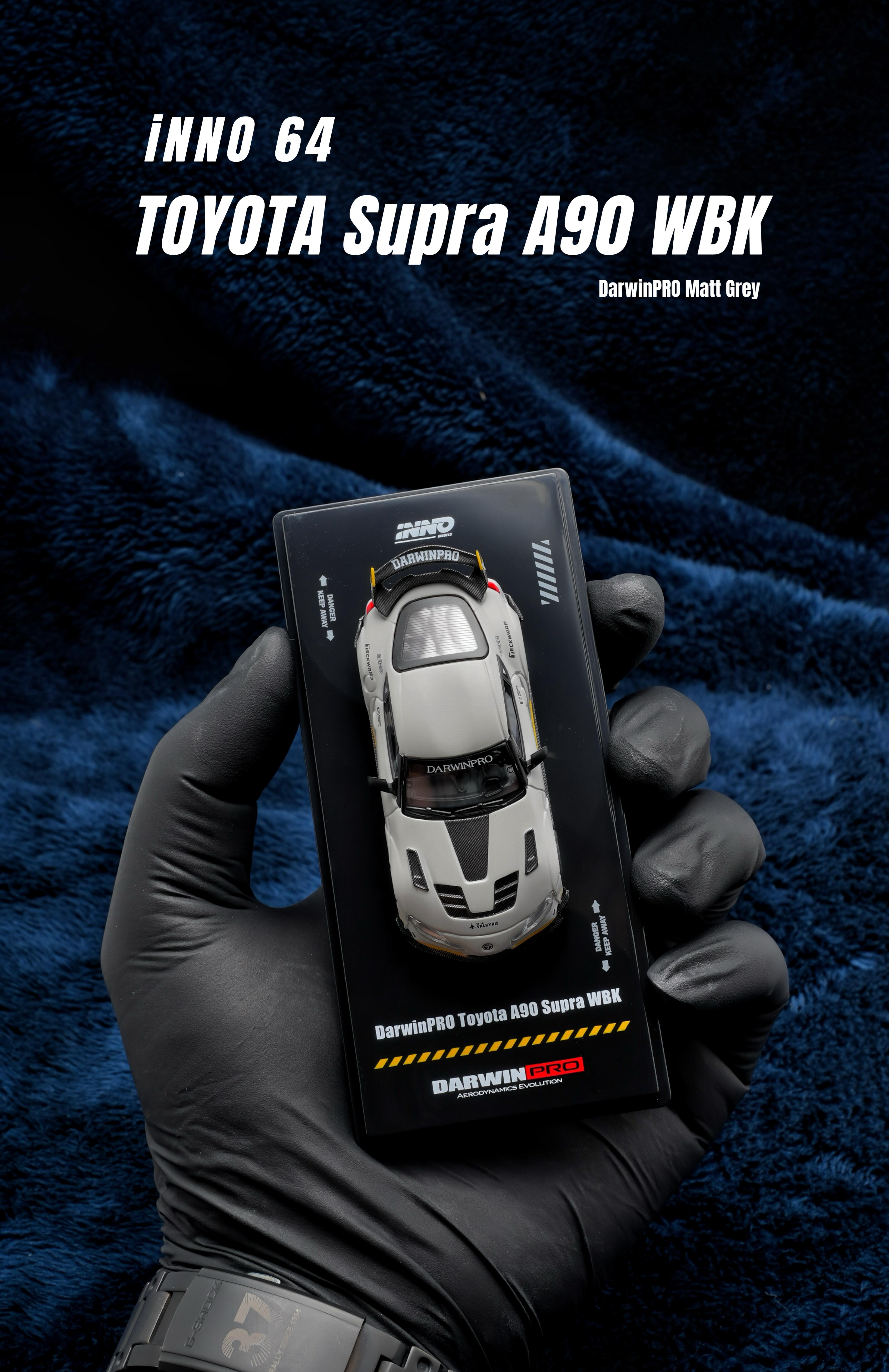INNO 1:64 Toyota SUPRA A90 Darwin PRO in Matte Grey