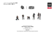 POP RACE 1/64 POP RACE TEAM CREW (6 Figures)