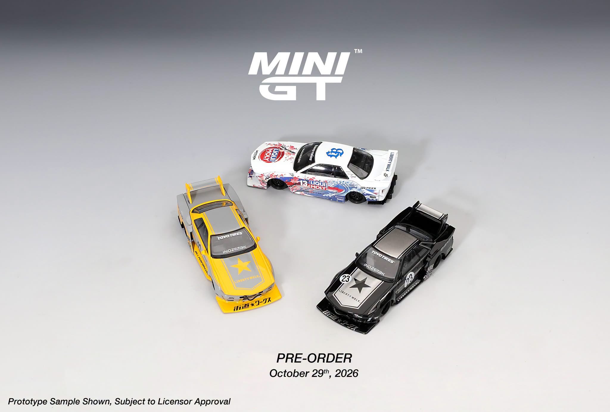 MINIGT 1/64 INOZETEK x Liberty Walk R32 Set 2026 Show Edition