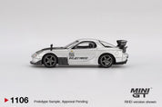 MINIGT 1/64 - 马自达RX-7 RE雨宫 银色金属漆