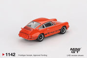 MINIGT - 保时捷 911 Carrera RS 2.7 橘色车身配黑色涂装