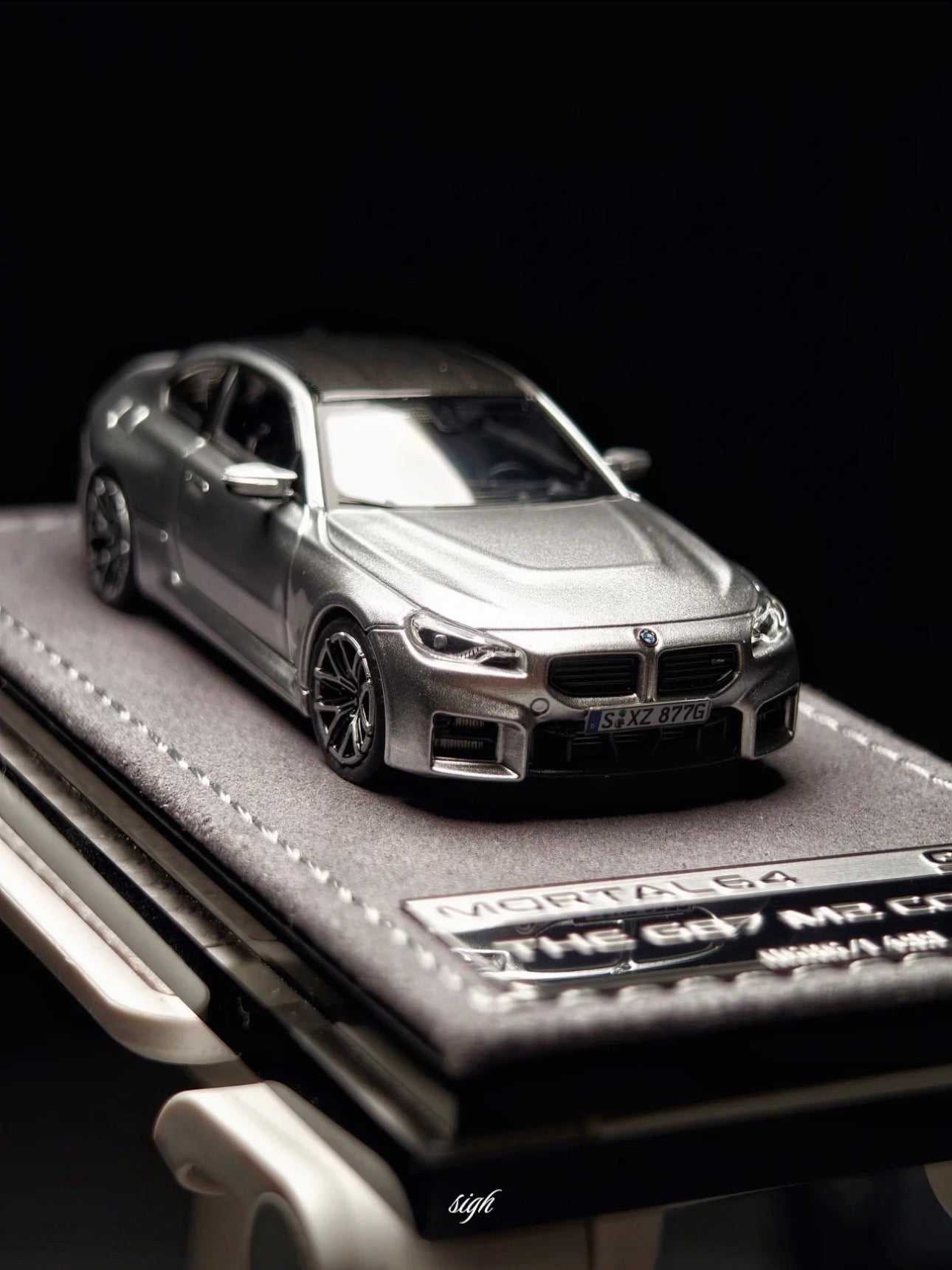 Mortal 1:64 2 Series M2 Mk2 (G87) M2 Liquid Metal Silver