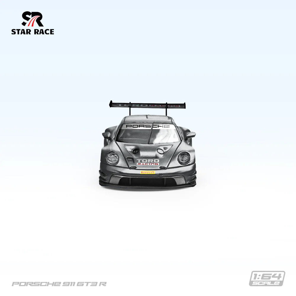 STAR RACE 1:64 PORSCHE 911 GT3 - MATTE SLIVER RACING