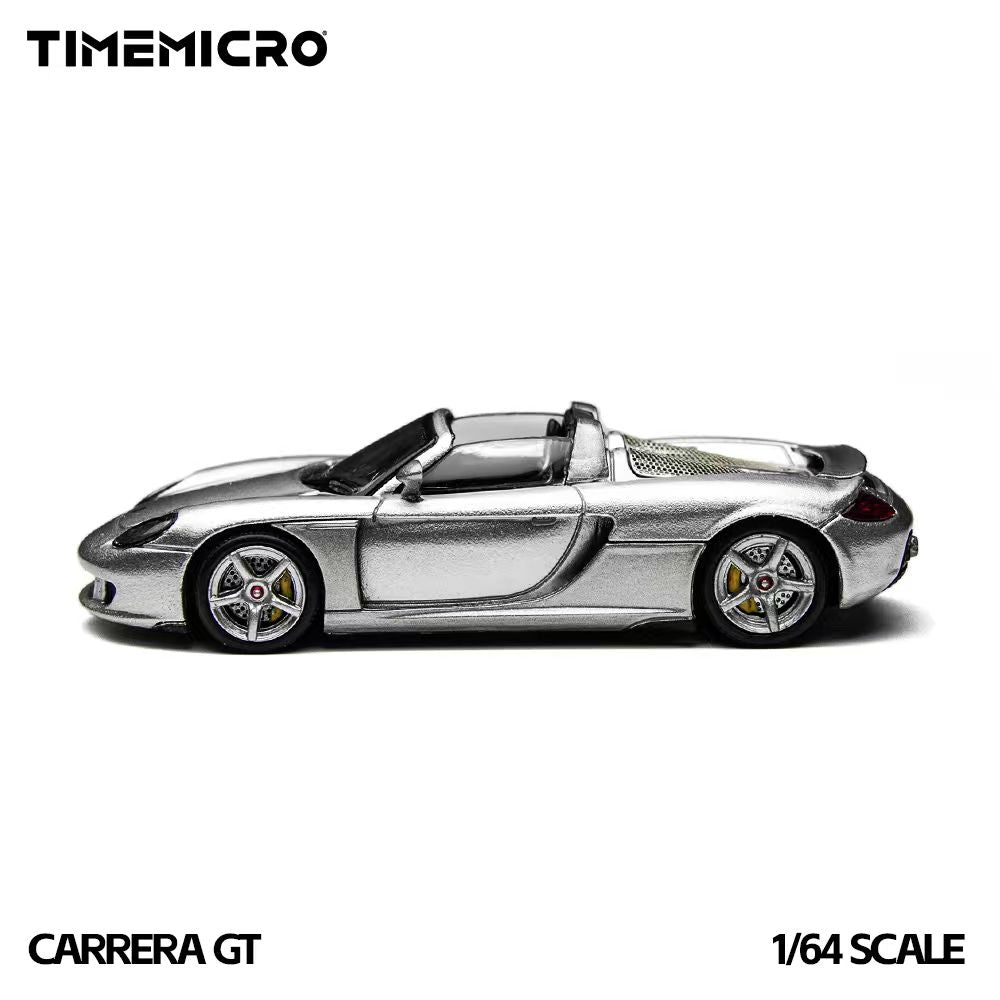 TimeMicro Carrera GT Silver Die-Cast Car Model