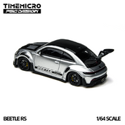 TimeMicro × PSC DESIGN 1:64 Beetle RS First Edition Silver Die-Cast Car Model