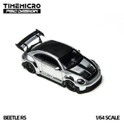 TimeMicro × PSC DESIGN 1:64 Beetle RS First Edition Silver Die-Cast Car Model