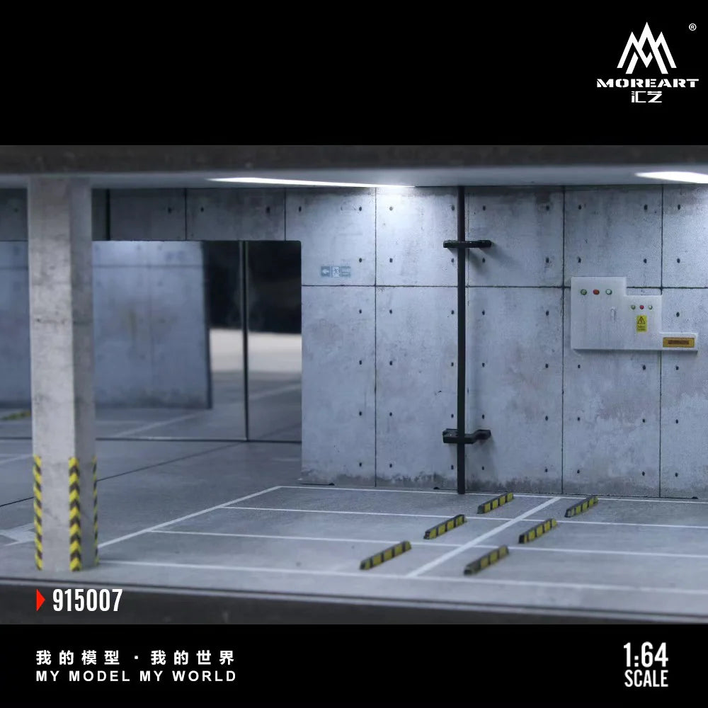 MOREART 1/64 地下停车场场景 NO.07 MO915007